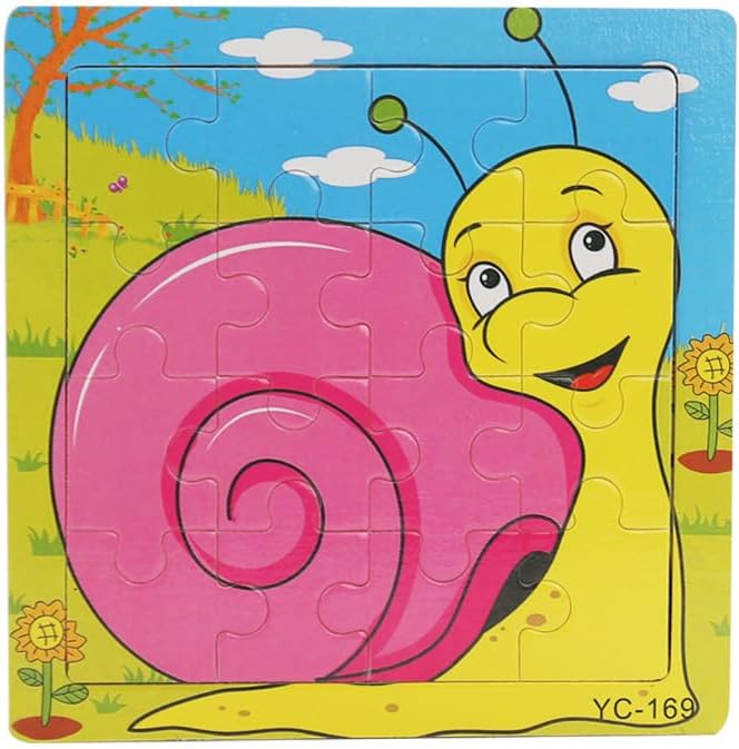 木制拼图玩具礼物卡通木质手抓拼图