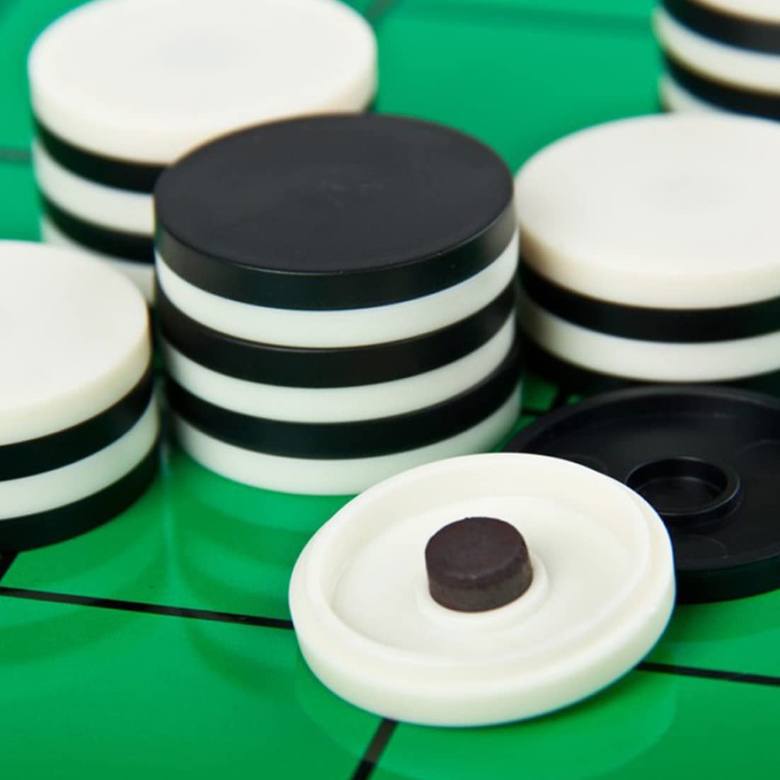 Othello Juego de mesa plegable portátil Othello Reversi Othello Juego de mesa de estrategia Green Othello Game Folding Reversi Othello Board Reversi Othello Juego de mesa de estrategia Portable Revers