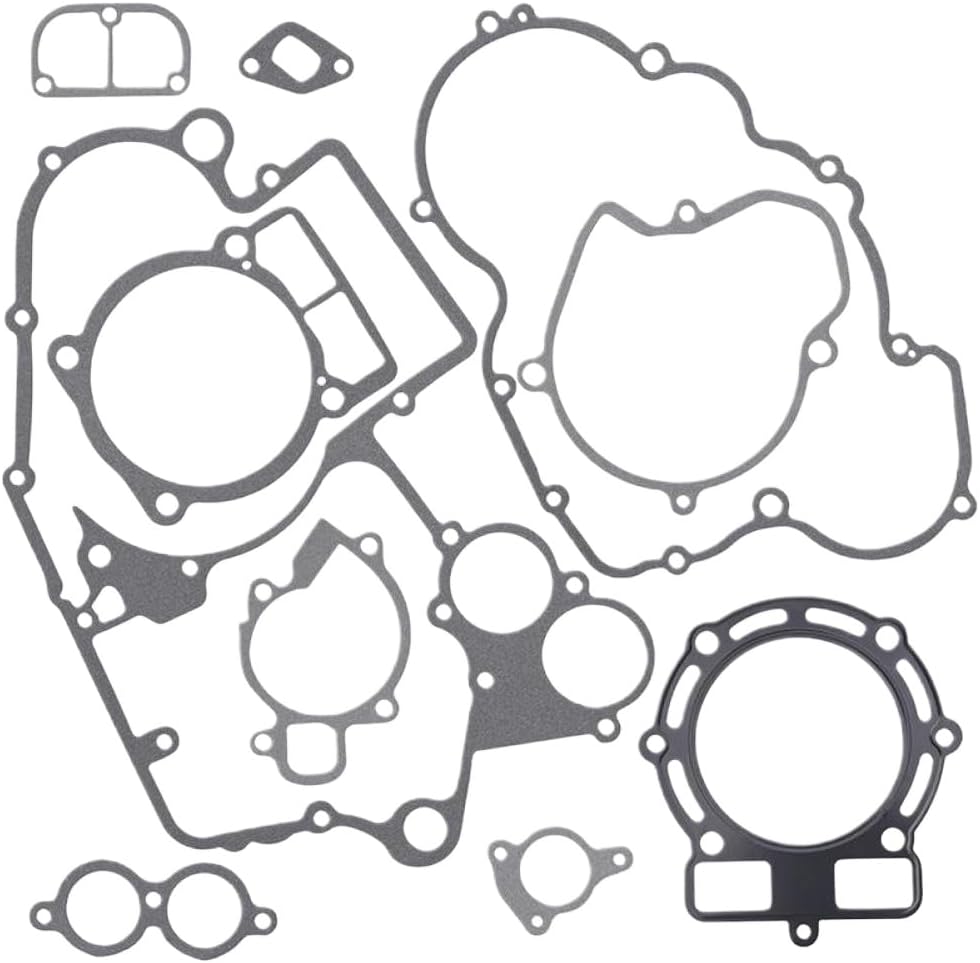 Motorcycle Complete Cylinder Gasket Kit Compatible With 250 400 450 520 525 540 EXC MXC SX XC-W XCW SXS(1 Set)