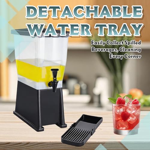 Commercial Juice Dispenser Triple Bowl
