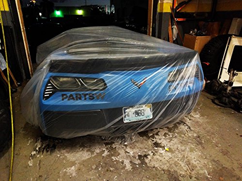 PartsW - 20 Pack of Universal Disposable Plastic Indoor Garage Clear car Cover