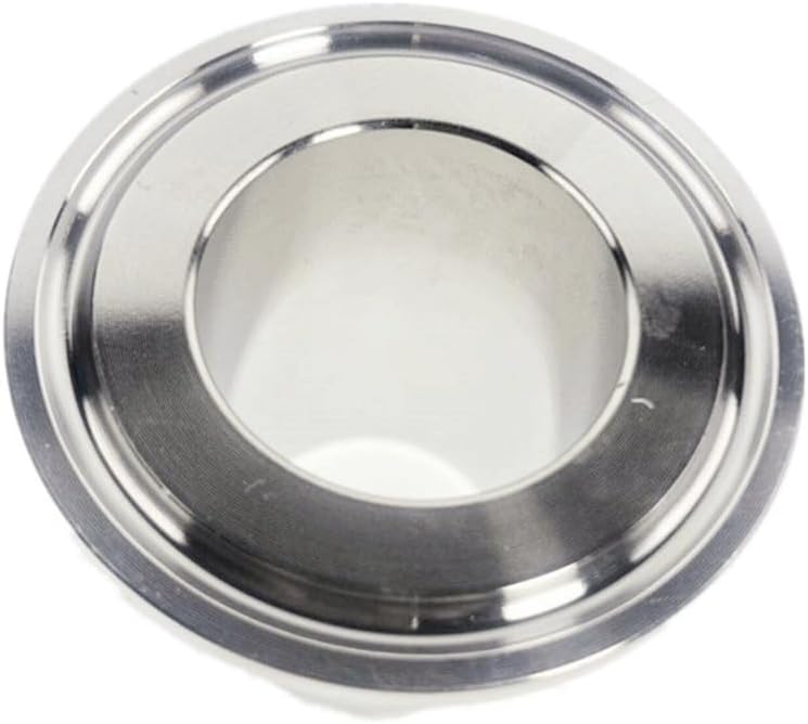 Pipe connector, Hose Barb Pipe Fitting Tri Clamp Type Ferrule Stainless Steel SUS SS 304(16MM)