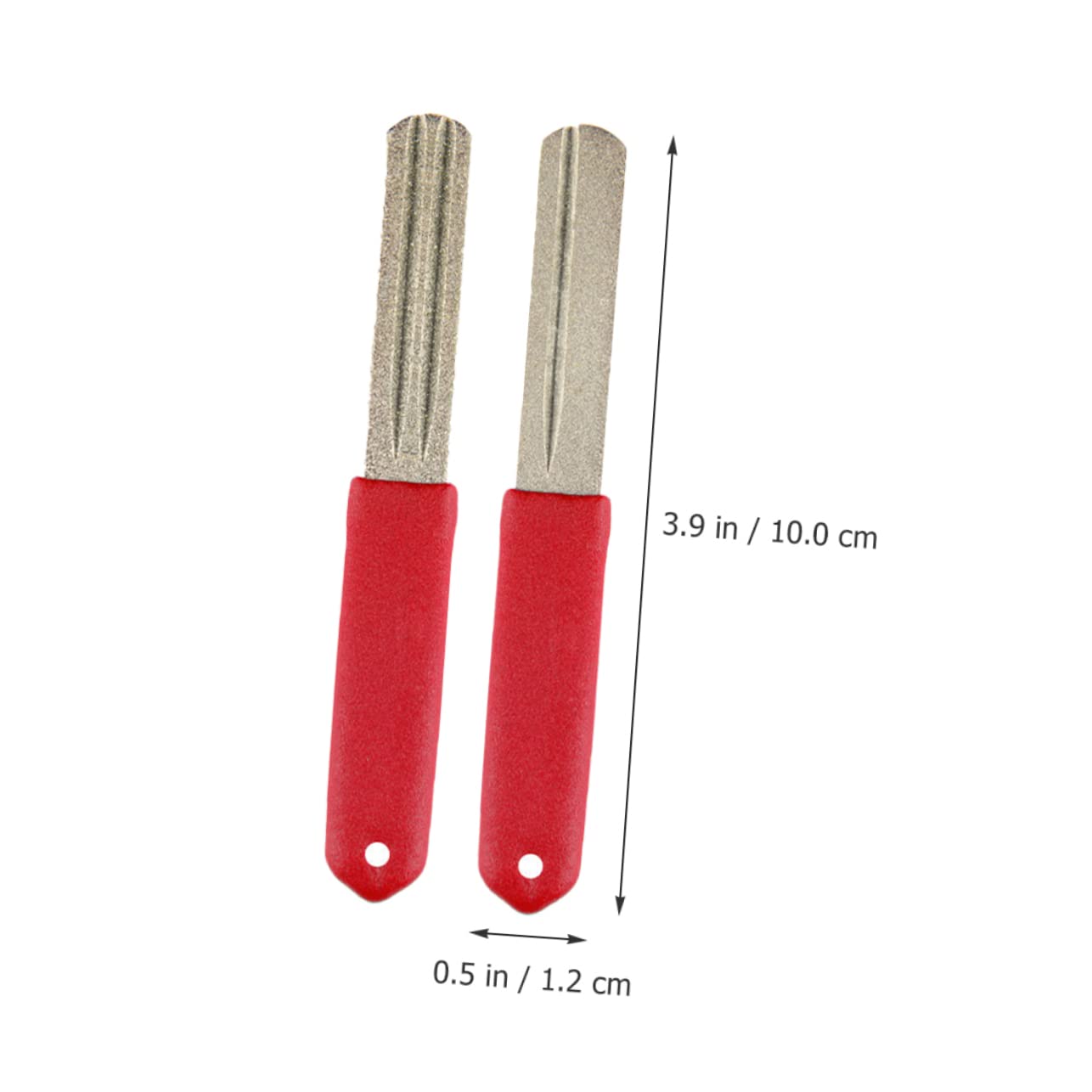 HOMSFOU 10pièces Aiguiseur De Hameçon Diamant Outil De Meulage Pratique pour Affûtage De Hameçons De Compatible avec Épaisseurs Design Antidérapant Et pour Transport Facile