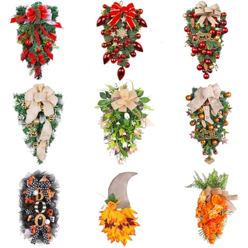 BaronHong Christmas Swag Front Door 20