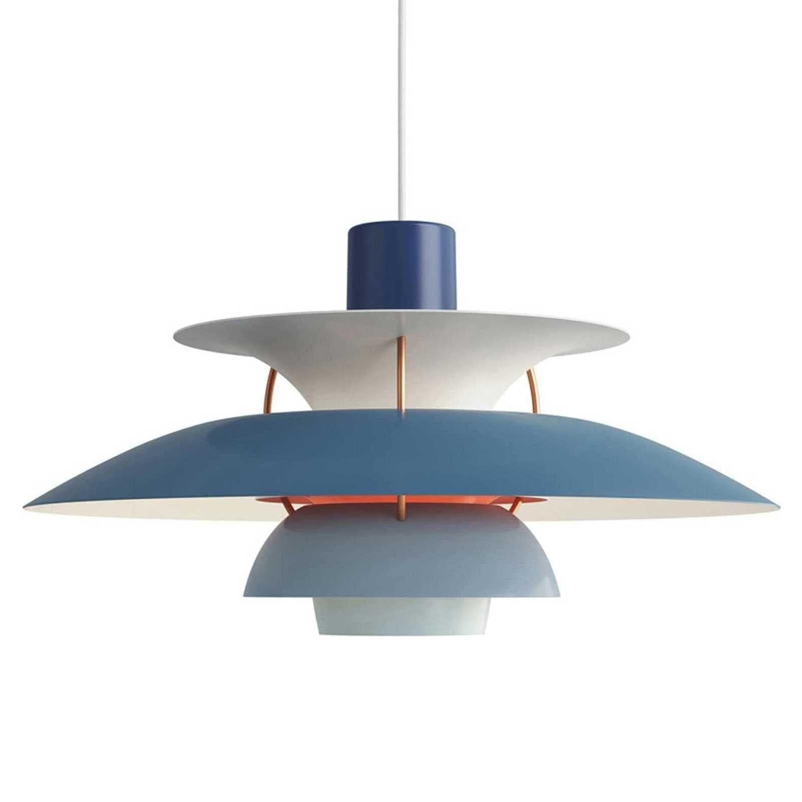 LYMSXAZOU Industrial Pendant Lamp, PH5 Dome Light Fixture, Non-Glare Lighting Ceiling Light, Chandelier for Kitchen Island Dining Room Bedroom