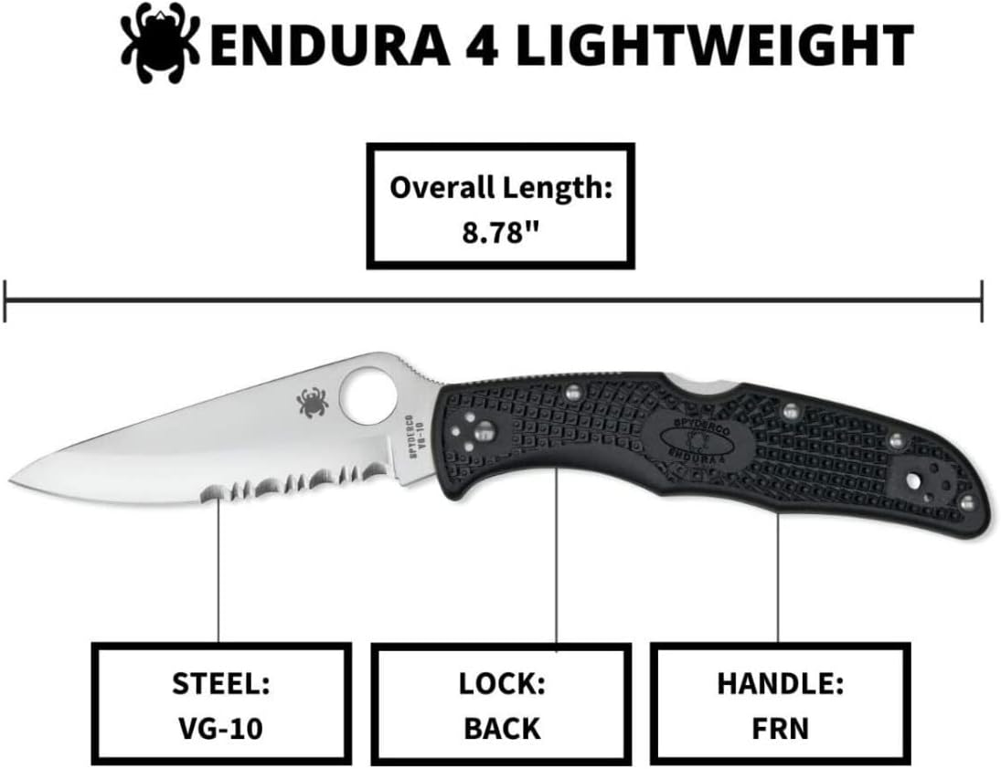 SPYDERCO Endura 4 Nylon COMBOEDGE