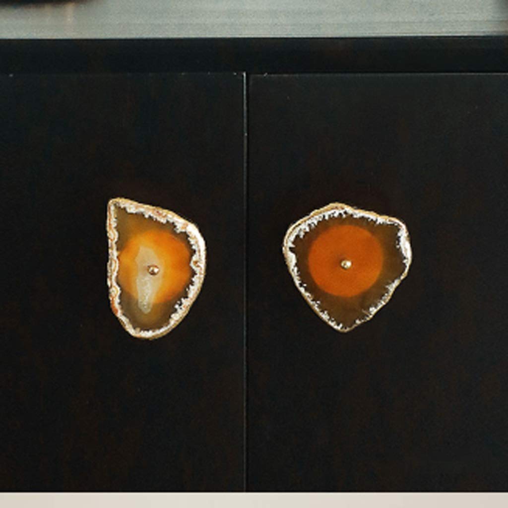 Poignée en pierre naturelle blanche cuisine et salon pour rafraîchir vos boutons de tiroir