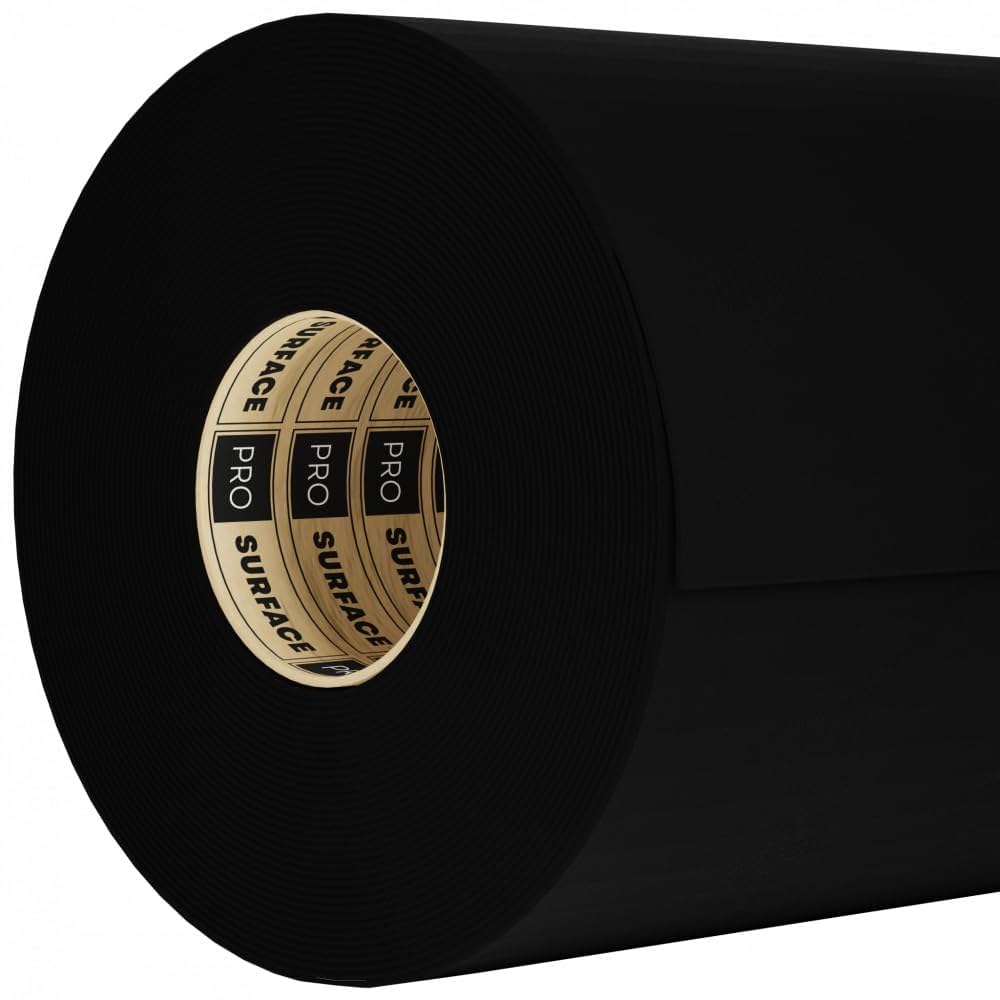 Black 4 Way Super Stretch Lining Carpet - 5m X 2m With Glue