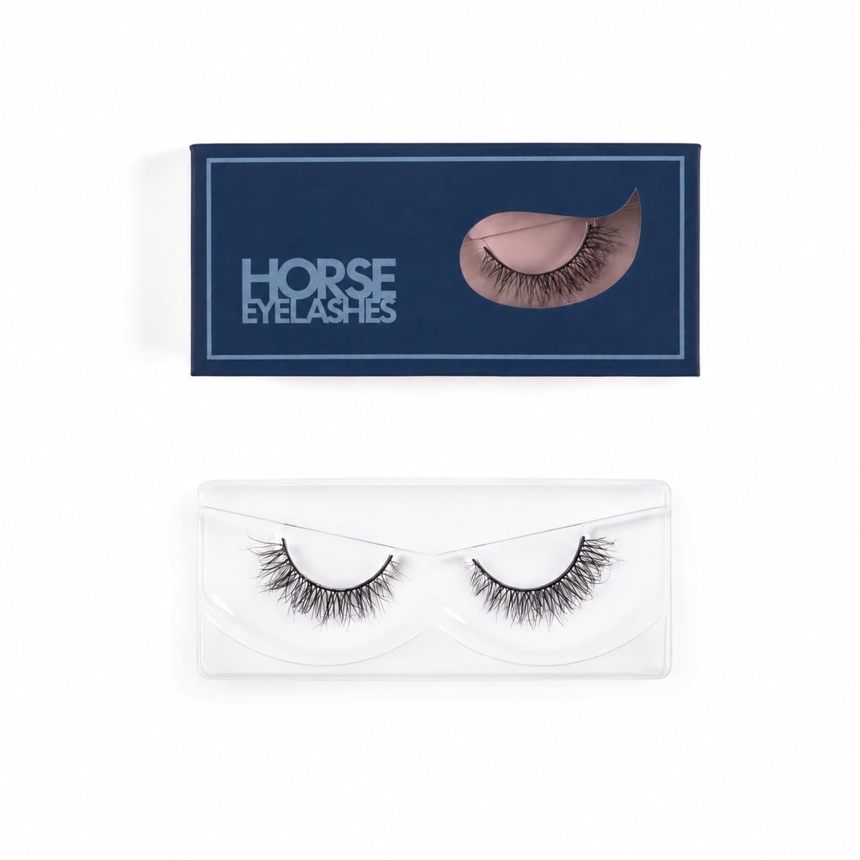 Horse Hair False Eyelashes | Reusable Natural Lash Strips for Eye Makeup | Lightweight Volume Length Enhancing Lashes | Flexible Lash Band Makeup Accessory (WHISPER)-image-41