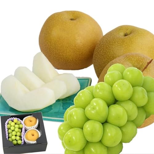 山形県産 シャインマスカット(秀品、600g)、和梨(秀品、2個)詰合せ