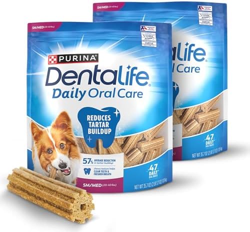 DentaLife Daily Oral Care Dog Treats for Small and Medium Dogs, C...