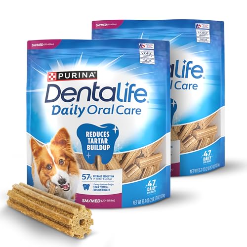 DentaLife Daily Oral Care Dog Treats for Small and Medium Dogs, C...