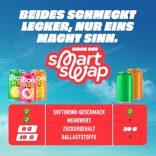 MORE Fizi, Lemon Lime, 330 ml (6er Pack) – Ansicht 4