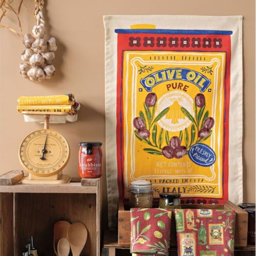 Image of Now Designs by Danica Dishtowel | Olive Oil
