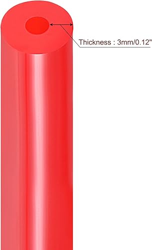 Miniatura 8 de MECCANIXITY Manguera de tubo de silicona al vacío de 18 pulgadas, 532 pulgadas, 516 pulgadas, diámetro interior de 18 pulgadas, grosor de pared de 5