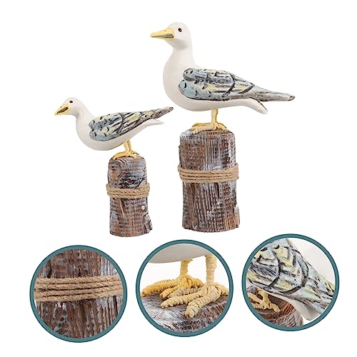 Décoration oiseaux de plage bord de mer figurines côtières maison - 7