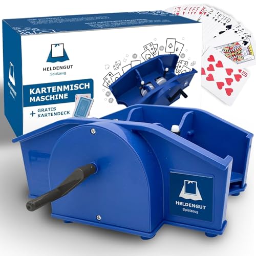HELDENGUT Kartenmischmaschine für Uno und Poker