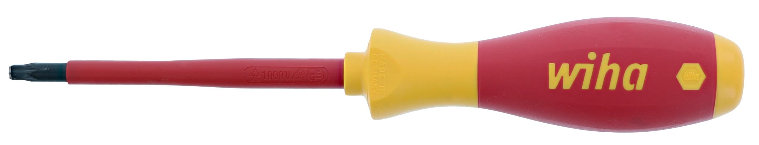 Wiha 32551 cacciavite Torx con manico Softfinish, 1000 volt, T27 x 100 mm