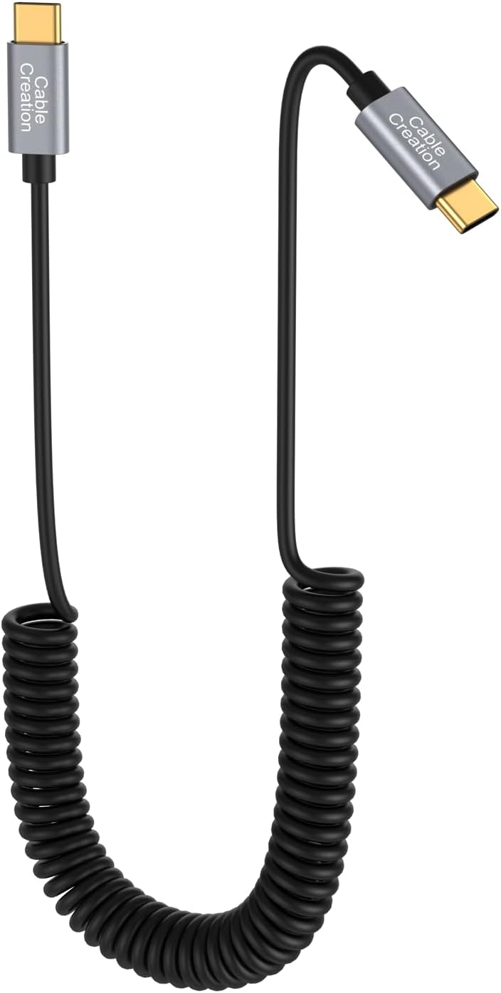 USB 2.0 C to C Coil Cable