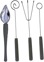 Luxshiny 1 Conjunto De Pratos Conchas Para Servir Ferramentas Domésticas Colheres De Chocolate Ferramentas Domésticas Fondue De Chocolate Fondue De Queijo Garfos De Comida Doméstica Garfos