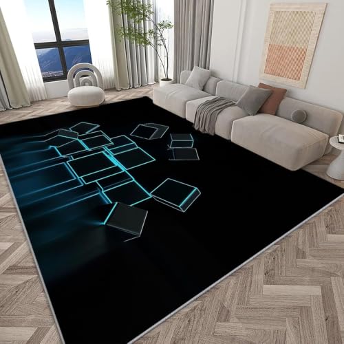 Tapis 3D lavable en machine anti-glisse pour chambres