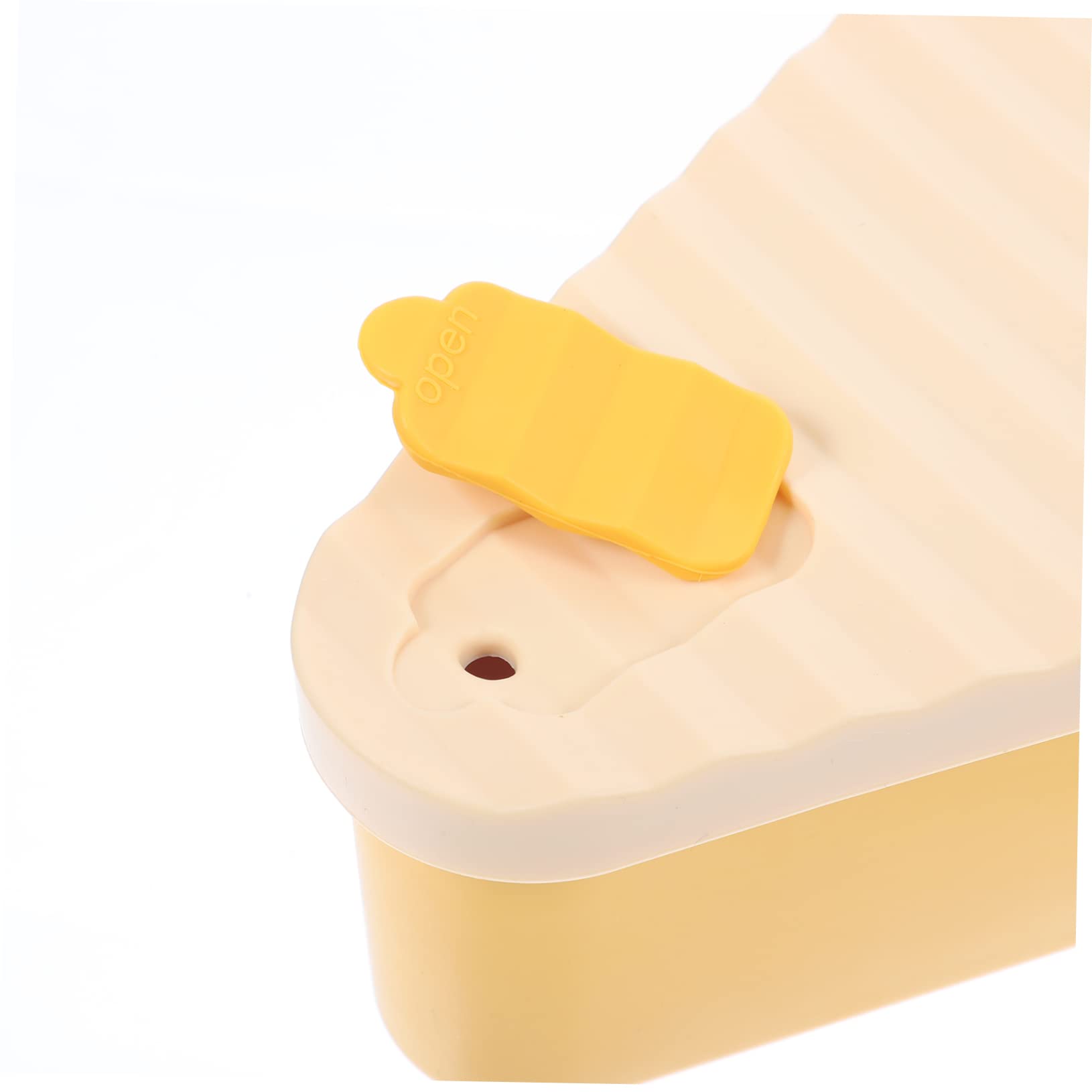 Cabilock Boîte À Pizza Boîte À Pizza Conteneur De Stockage De Pizza Avec Couvercles - Récipient Alimentaire Triangle En Silicone Réutilisable Pour Les Restes - Valise Portable Gain De