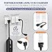 AIMILER Level 1/2 Tesla Charger(WIFI APP/Plug-play), 16A, 25ft Cable ETL Certified, 240V NEMA 6-20P Plug & 120V 5-15P Adapter, NACS Connector, Portable Electric Car EV Charger for Tesla Models Y/X/3/S