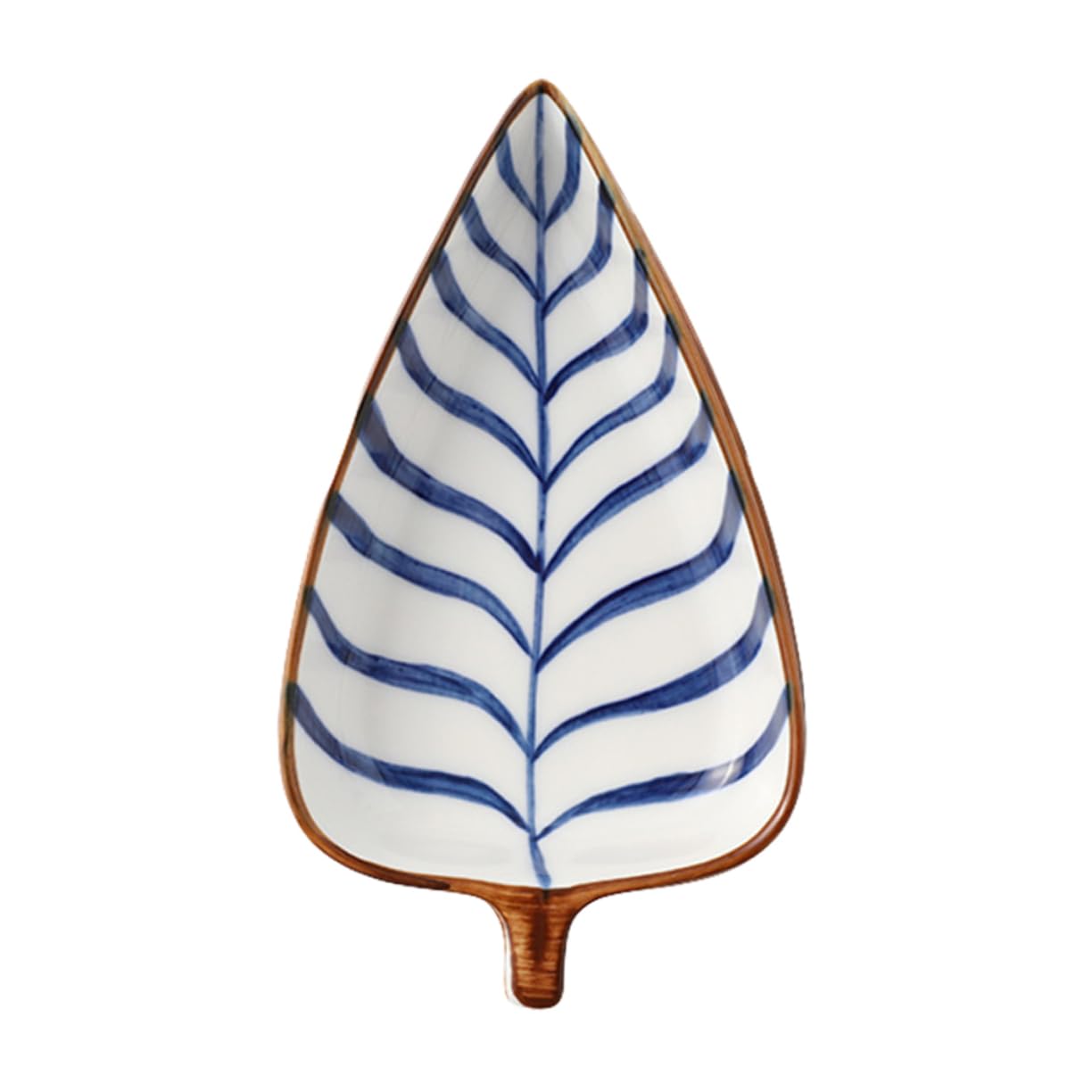 FUNOMOCYA Leaf Shape Snack Dish Stylish Mini Appetizer Plates for Seasoning and Sauces Creative Dinnerware for Home Restaurant and Parties for Desserts and Side