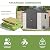 Patiowell 8 x 8 FT Plastic Outdoor Storage Shed with Floor, Resin Shed with Window and Lockable Door for Garden, Backyard, Tool Storage Use, Easy to Install in Beige (Kick-it Shed)