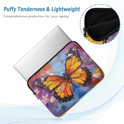 Funda para portátil de 13-14 pulgadas con diseño acuarela miniatura 5