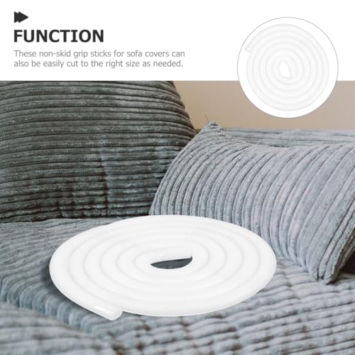 Protector antideslizante para fundas de sofá POPETPOP espuma 2m blanco 4