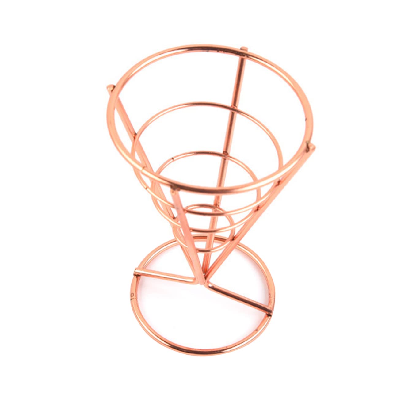 BEBEMOKO Snack Basket French Fry Stand Fries Rack for Serving Chicken Wings Snack Tableware Beautiful Design Home Use