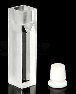 1PC Quartz Closed Micro Cuvette/Size 700ul / Optical Micro Cuvette/White Wall Micro Slant/Light Range: 10mm