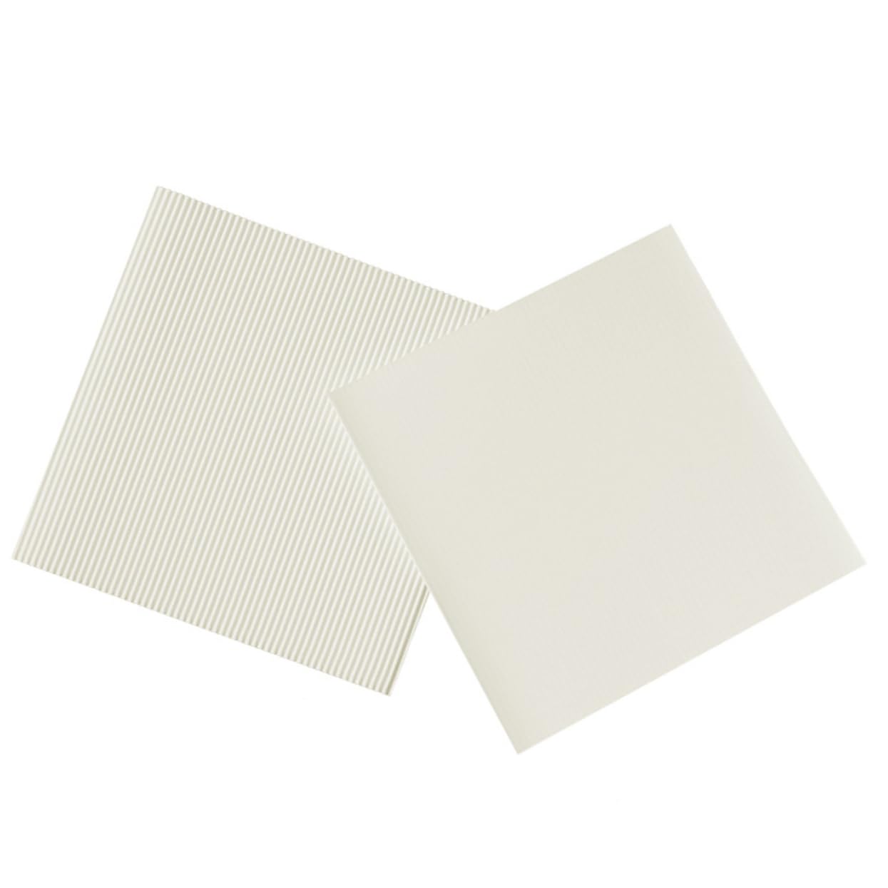 FUNOMOCYA 100 Sheets 8 Oil-proof Pizza Paper Pads Oil Proof Pizza Paper Serving Tray Pizza Paper Plate Pizza Corrugated Paper Tray Baking Parchment Paper Pizza Paper Mats White