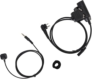 Fone de Ouvido de Dedo Ptt Capacete de Motocicleta Fone de Ouvido U94 Dedo Ptt Fone de Ouvido Microfone para Gp88 Walkie Talkie Capacete Fone de Ouvido Adaptador de Rádio Fone de