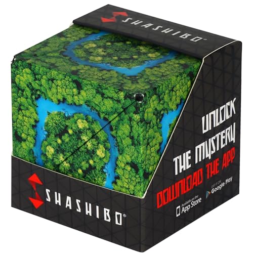 Shashibo DODECA Magnetic Puzzle Cube Sensory Fidget Toy For Adults & Kids Stress Relief Fidget Toy for All Ages Cool Fidget Toys for Desk Shape Shifting Box 100+ Possible Shapes