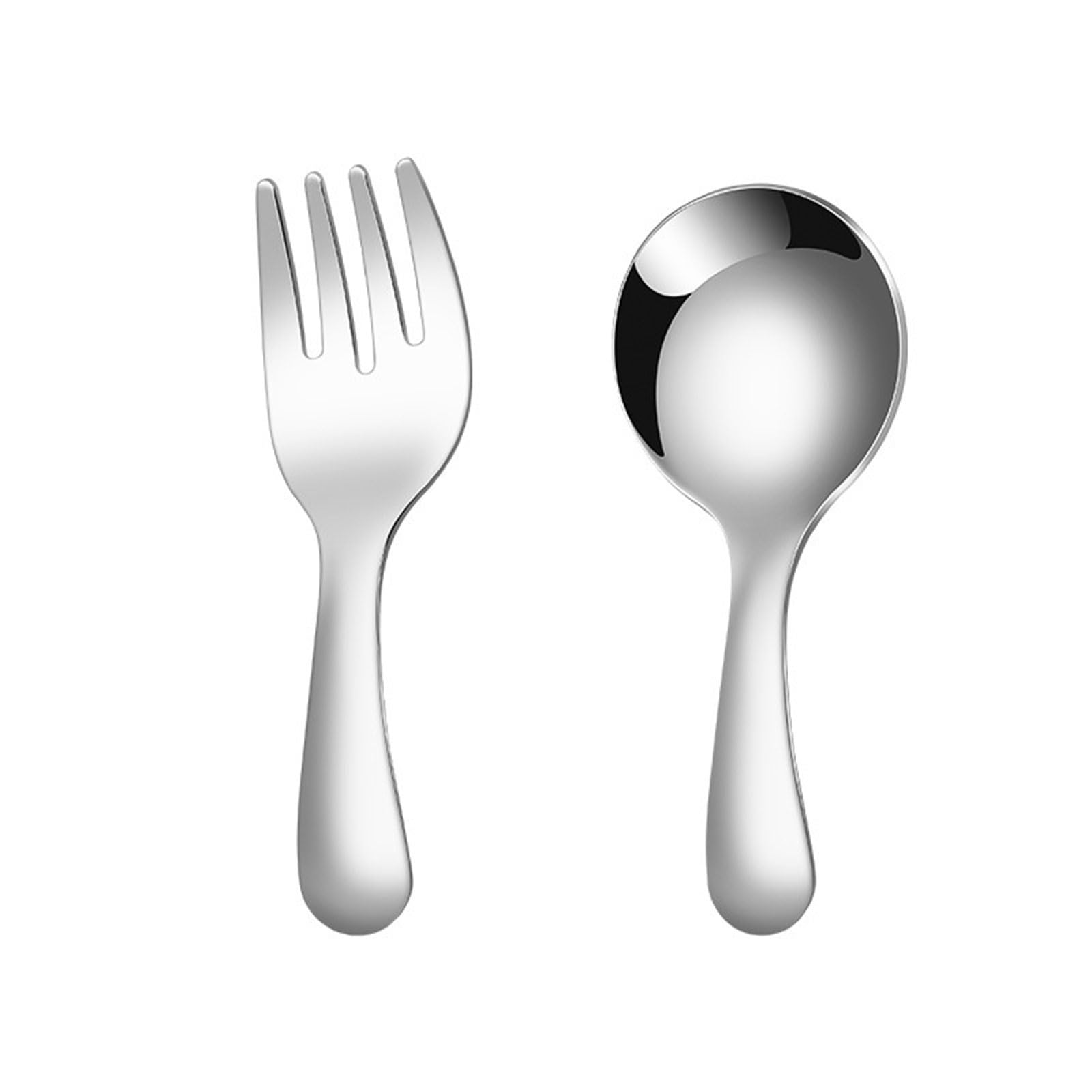 Kalttoy 2 Pieces Portable Camping Cutlery Set Functional and Spoon and Fork for Outdoor Hiking and Cooking Supplies Fork and Spoon Set for Camping