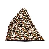 WYZQ Mode Camping Sitzsäcke, Lazy Lounger Schlafsack Sofa Tragetasche Sitzsack Bett Lounge Home Wohnzimmer Stuhl, B (C), Möbel