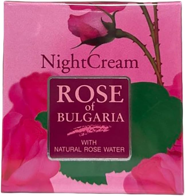 Anti Age Night cream Rose of Bulgaria - Smoothes wrinkles stimulating the process of cells restoring. by Bio-Fresh