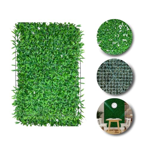 4 Placas Jardim Vertical Buchinho Grama Artificial 60x40 cm Paine...
