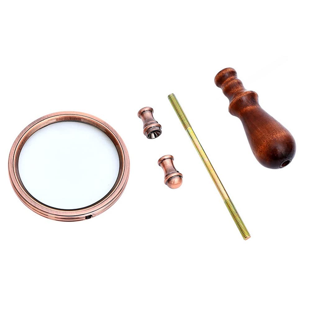 Handheld Draagbare Vergrootglas voor Lezen, Vergrootglas 8X/10X Loep Pak voor Maculadegeneratie Low Vision Sieraden Textiel Ambachten Postzegels The New