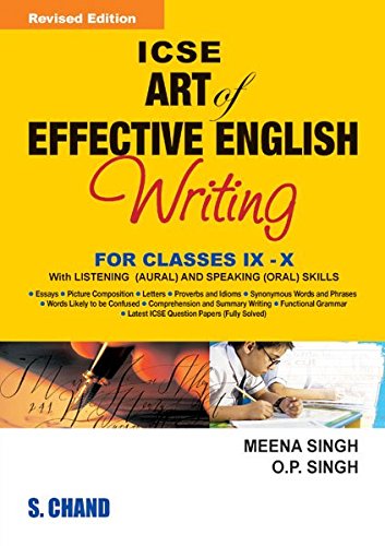 ART OF EFFECTIVE ENG.WRITING X (ICSE)      Kindle Edition