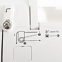 Vista 4 de Juki HZL-LB5020 máquina de coser computarizada