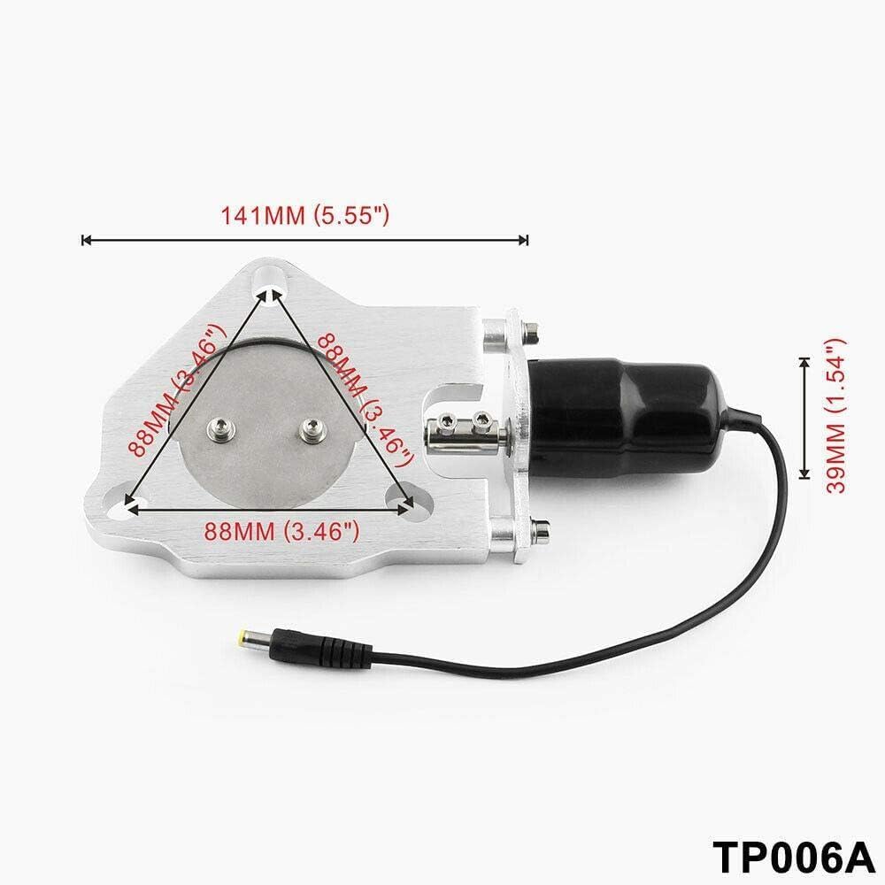 Sistema di scarico con telecomando elettrico da 63 mm per valvola di scarico