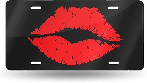 Miniatura 16 de Placa de matrícula delantera de aluminio con bandera estadounidense de águila calva, placas de matrícula decorativas, divertida placa de metal para