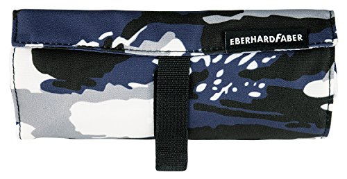 Eberhard Faber 577536 estuche Caracol camuflaje, aprox. 20 x 7 x 7,5 cm, colores surtidos