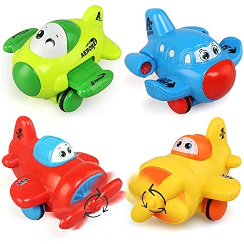 JoyPlus Baby Toy Cars, Cartoon Wind up Cars for 1 Year Old Boy Gifts, Friction Car Toys, Press and Go Toddler Toy Cars, Baby Toys for 1 2 3 Year Old Toddlers Cover