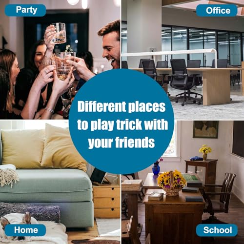 4stk Grillen Geräuschmacher Prank, Lustige Streich-Gadgets Geräuschmacher-Streich mit 16 Geräuschen Kleines Piep-Streichgerät für Die Party Zu Hause in Der Schule (Lila & Blau)