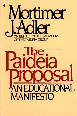 Buy PAIDEIA PROPOSAL: An Educational Manifesto — BookShops.in