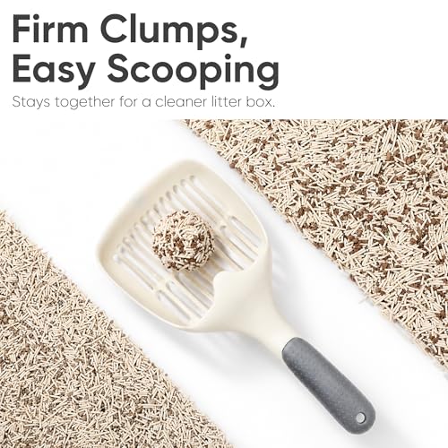 Image of FUKUMARU Tofu Cat Litter, Applewood Blend, Clumping, Odor Control, 12 lb | Applewood Blend, Natural Odor Control, Firm Clumping, Easy Scooping, Low Dust